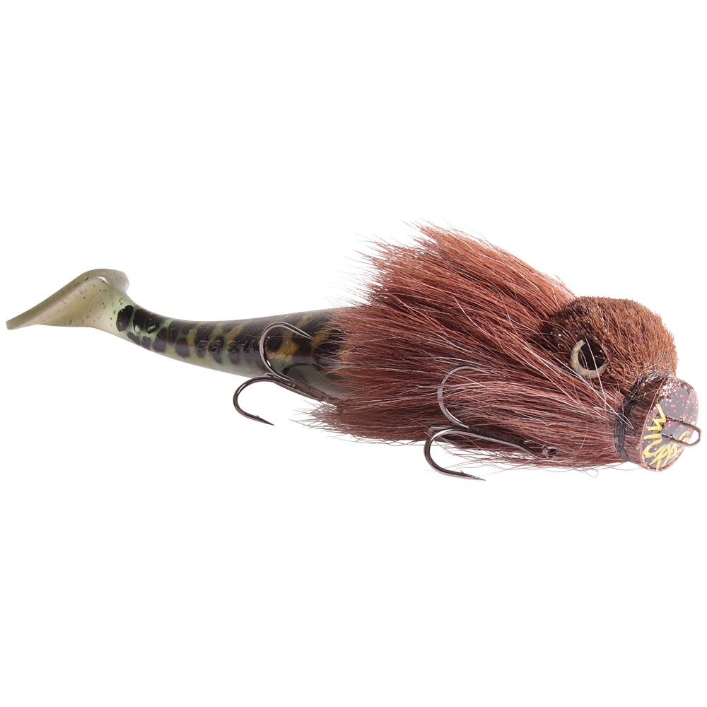 Miuras Mouse Pig Shad 26cm "Baby Brown"