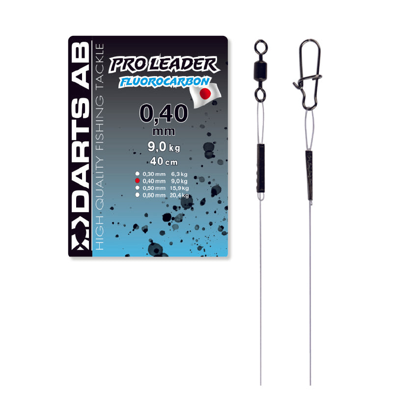 Fluorocarbontafs light "Nice Snap" 0.40mm/40cm 2-pack