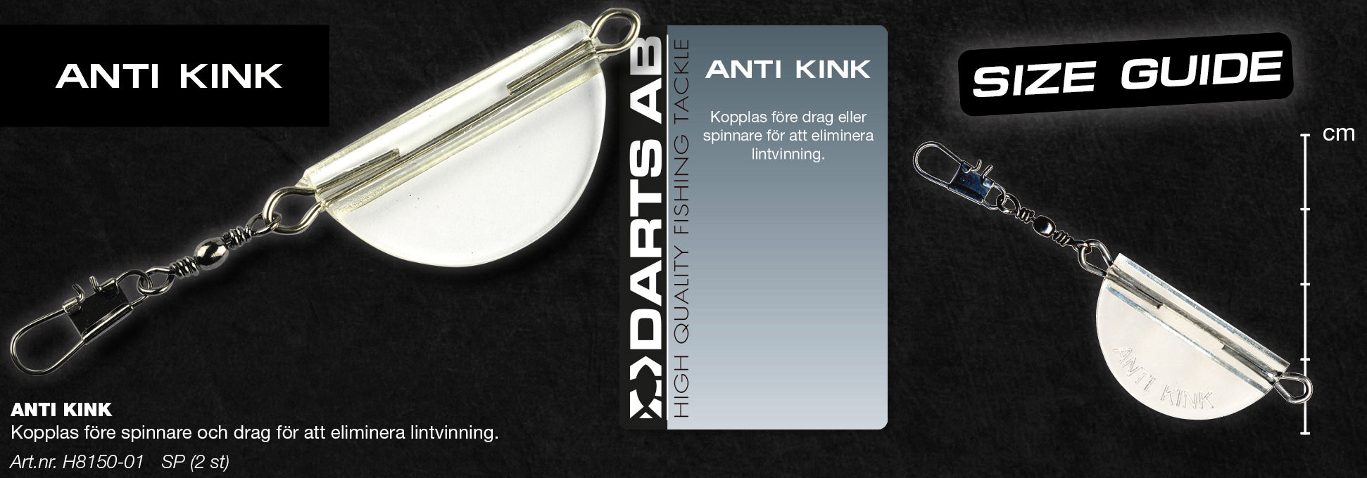 Beteslås "Anti Kink" 2-pack